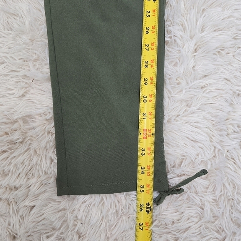 CL🚨 Sunday Green Jogger Pants Size 2 Ruched Hem - Picture 8 of 13